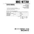 SONY MHC-W77AV Manual de Servicio