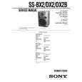 SONY SSDX2B Manual de Servicio