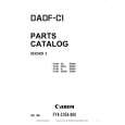 CANON DADF-C1 Catálogo de piezas