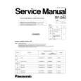 PANASONIC RFB45 Manual de Servicio