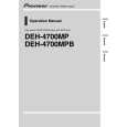PIONEER DEH-4700MPB Manual de Usuario