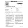 ZANUSSI TLADV805 Manual de Usuario