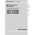 PIONEER DEH-3750MP/XN/GS Manual de Usuario