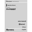 PIONEER FH-P800BT/XJ/UC Manual de Usuario