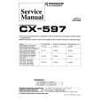 PIONEER CX597 Manual de Servicio