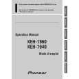 PIONEER KEH-1960/XIN/EW Manual de Usuario
