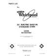 WHIRLPOOL RB1000XKW1 Catálogo de piezas