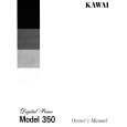 KAWAI 350 Manual de Usuario