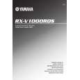 YAMAHA RX-V1000RDS Manual de Usuario