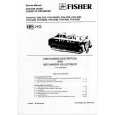 FISHER FVH-P4000 MECHANISM Manual de Servicio