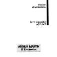 ARTHUR MARTIN ELECTROLUX ASF647 Manual de Usuario