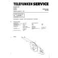 TELEFUNKEN RP500 Manual de Servicio