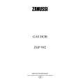 ZANUSSI ZGP982X Manual de Usuario