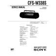SONY CFSW338S Manual de Servicio