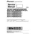 PIONEER AVH-P6850DVD/RD Manual de Servicio