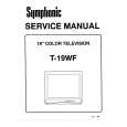 SYMPHONIC T-19WF Manual de Servicio