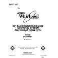 WHIRLPOOL SF336PESW1 Catálogo de piezas