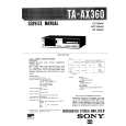 SONY TA-AX360 Manual de Servicio