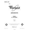 WHIRLPOOL ET12AKXSW00 Catálogo de piezas