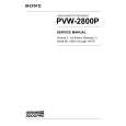 SONY PVW-2800P VOLUME 2 Manual de Servicio