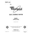 WHIRLPOOL LG4931XTW1 Catálogo de piezas
