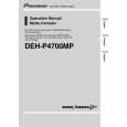 PIONEER DEH-P4700MP Manual de Usuario