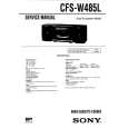 SONY CFS-W485L Manual de Servicio