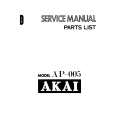 AKAI AP-005 Manual de Servicio