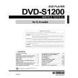 YAMAHA DVDS1200 Manual de Servicio
