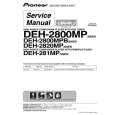PIONEER DEH-2800MPB/XN/EW5 Manual de Servicio