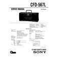 SONY CFD567L Manual de Servicio