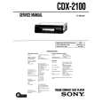 SONY CDX2100 Manual de Servicio
