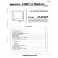 SHARP LC20A2E Manual de Servicio