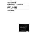 ROLAND PM-16 Manual de Usuario
