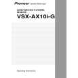 PIONEER VSX-AX10I-G/SDLPW Manual de Usuario