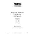 ZANUSSI ZWF1311W Manual de Usuario