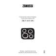 ZANUSSI ZKT652DX 17O Manual de Usuario