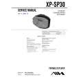 SONY XP-SP30 Manual de Servicio