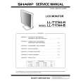 SHARP LL-T17A4-H Manual de Servicio