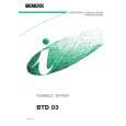 TRICITY BENDIX BTD03 Manual de Usuario