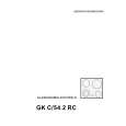 THERMA GK C/54.2 RC Manual de Usuario