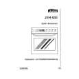 JUNO-ELECTROLUX JEH 630 W Manual de Usuario