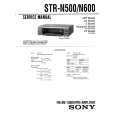 SONY STR-N600 Manual de Servicio