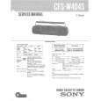 SONY CFSW404S Manual de Servicio