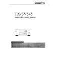 ONKYO TX-SV545 Manual de Usuario