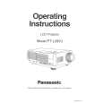 PANASONIC PTL292U Manual de Usuario
