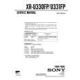 SONY XRU330FP Manual de Servicio