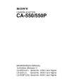 SONY CA-550P Manual de Servicio