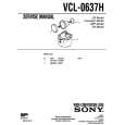 SONY VCL-0637H Manual de Servicio