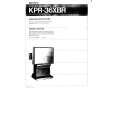 SONY KPR-36XBR Manual de Usuario